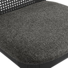 Modway Monarch Wood and Rattan Dining Side Chair - Black/Grey-9