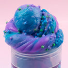 Slimygloop Neon Butter Twist Slime - Cotton Candy-The soft, butter slime is perfect for squeezing, stretching, and poking, and the mini foam balls add a playful textural twist!