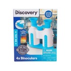 Discovery 4X Binoculars Early Explorers Set-Features an adjustable neck strap that doubles as a lens cap, ensuring the binoculars are always ready for adventure while keeping the lenses protected