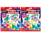 Cra-Z-Art Washable Finger Paints Set - 8 Colors Per Set - 2 Sets-Perfect for young artists