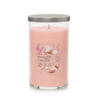 Yankee Candle Pink Sands Signature Medium Pillar Candle-Pink Sands is the exotic island escape you've always dreamed of