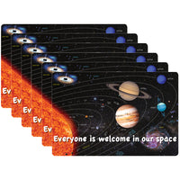 Ashley Productions Smart Poly Computer Mouse Pad - Everyone is Welcome in our Space - 6 Pack-Start your day on the right note with these stylish and functional accessories that feature inspiring quotes and positive sayings.