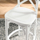 Modway Gear Counter Stool - White-Weight Capacity: 330lbs.