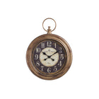 Monarch Specialties Clocks 18" Round Wall Clock - Antique Brown Traditional-Bring traditional charm to your home decor with this elegant 18" round wall clock with a durable, plastic frame in antique brown and a vintage, pocket-watch design