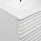 Modway Render 24" Bathroom Vanity - White-Integrated Countertop