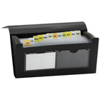 Winnable Poly Expanding File - 13-Pocket - Cheque - Black-Includes A-Z, monthly and blank poly inserts