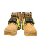 Impacto Midcleat FRSCB Non-Sparking Brass Smaller Ice Cleats - One Size - Black with Green Fire Retardant Straps - 1 Pair-Adjustable and replaceable cleats provide excellent traction in all conditions