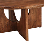 Modway Rivian Round 34" Coffee Table - Walnut-7