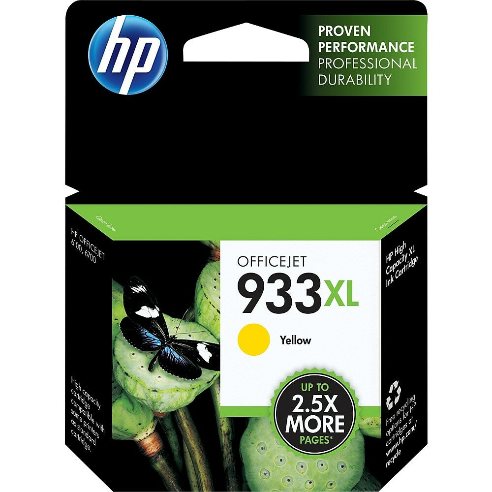 HP 933XL Yellow High Yield Original Ink Cartridge (CN056AN