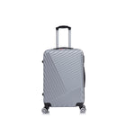 Swiss Traveller Steelara 3-Piece Hardside Luggage Set- Titanium Silver-Durable ABS Hardshell: Strong, scratch‑resistant construction designed to withstand impact and protect your belongings