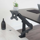 MotionGrey Single Monitor Arm Stand - VESA Desk Mount for Up to 28" Screens - Black-7