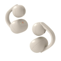 Sony LinkBuds Clip Truly Wireless Open Earbuds - Cream-Open ear listening with all-day comfort - Experience true open ear freedom—hear your music and the world around you without ever tuning out. The ergonomic, feather-light design and customizable Air Fitting Cushions ensure lasting comfort, so you can wear LinkBuds Clip earbuds all day long.