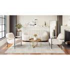 Zuo Bronson Accent Table - Bronze-Dimensions: 16.9" L x 16.9" W x 31.5" H