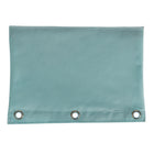 Pep Rally 3 Ring Mesh Binder Pouch - Blue-Secure zipper closure
