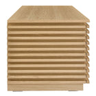 Modway Render Storage Bench - Oak-Safety Cutouts