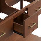 Modway Zaire 48" Double Sink Compatible Bathroom Vanity Cabinet - Walnut-8
