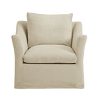 Modway Somerset Linen Blend Slipcovered Armchair - Linen-7