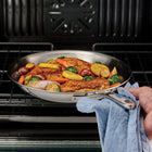 Tramontina Tri-Ply Clad Stainless Steel Fry Pan-Aluminum core