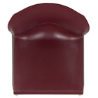 Flash Furniture HERCULES Series Burgundy Full Back Contoured Stack Chair with Grey Powder Coated Sled Base-Limited Lifetime Warranty on Frame