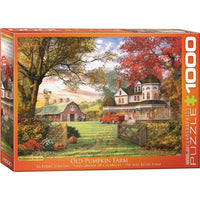 Eurographics Old Pumpkin Farm Puzzle - 1000 Pieces-Recycled board