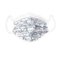 Orange River Kids 3 Layers Disposable Face Mask - Bear Design - 10 Pack-Bear Print