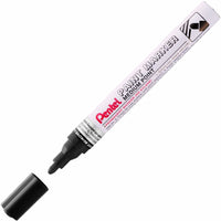 Pentel Paint Marker - Medium Point - Bullet Tip - Black Ink-Quick Drying