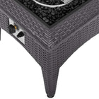 Modway Vivacity Outdoor Patio Fire Pit Table - Espresso-5