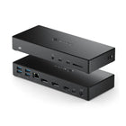 ALOGIC MA3 USB-C Triple Display Docking Station with 100W Power Delivery-Triple Display-The docking station allows you to connect to three external displays with the help of 2 x DisplayPort,1 x HDMI port, capable of supporting up to 4K displays (Please check the resolution support table to see the resolutions your laptop may support) on external displays. The docking station also supports both Extend and Mirror mode for the external display, when used with a Windows laptop and only Mirror mode for Mac.