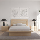 Nexera Malibu Headboard - Full Size - Natural Blonde Oak-Easy Assembly and Delivery: Hassle-free assembly, doorstep delivery for a convenient bedroom upgrade