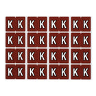 Pendaflex A-Z Brown End Tab Filing Labels - K - 240 Pack-Compatible with DataFile L8701 series labels