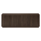 Hudson&Canal Hanson TV Stand for TV's up to 75" - Alder Brown-A transitional design accommodates TVs up to 75" for your entertaining space