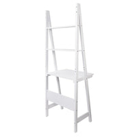 kieragrace Providence Hart Floor Shelf and Desk- White Matte Finish-Floor shelf and desk, 3-tiered