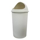 Modern Homes 55L Roll Top Bin - White-Size: 16.3" x 16.3" x 31.1" (41.5 x 41.5 x 79 cm)