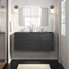 Modway Render 48" Wall-Mount Bathroom Vanity - Charcoal/Black-MDF and Particleboard