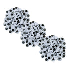 Creativity Street Wiggle Eyes - Black - 20 mm - 3 Packs of 100-Size: 20 mm