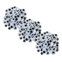 Creativity Street Wiggle Eyes - Black - 20 mm - 3 Packs of 100-Size: 20 mm