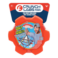 Crunch Labs Skyfall Egg Drop-Epic Egg Drop Challenge – Build a protective structure and test if your reusable slime-filled egg can survive huge drops