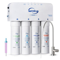 iSpring RO5004F 500 GPD Under Sink Tankless Reverse Osmosis Water Filter with UV-Affordable Replacement Filters: Our replacement filters are priced competitively, ensuring you get high-quality filtration without overspending. Choose the F4RO5004F 1-year pack or the F9RO5004F 2-year pack for long-term savings and hassle-free maintenance