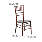 Flash Furniture HERCULES Series Fruitwood Chiavari Chair-Durability ensured with steel flat socket cap screw and nut