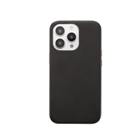 General Supply Goods + Co Vegan Leather Case with Metallic Buttons and MagSafe Compatible for iPhone 13/13 Pro - Black-Compatible with iPhone 13/13 Pro