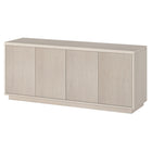 Hudson&Canal Hanson TV Stand for TV's up to 65" - Alder White-The top has a weight capacity of 75lbs, lower shelves can hold 25lbs each