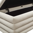 Modway Mezzo Upholstered Performance Velvet Storage Bench - Almond-9