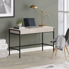 Hudson&Canal Evans 48" Writing Desk - Alder White-Crafted from sturdy steel and durable MDF materials in an alder white finish