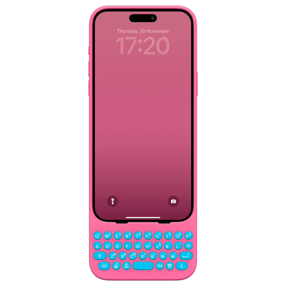 Clicks Keyboard Phone Case for iPhone 15 Plus - Miami Beach