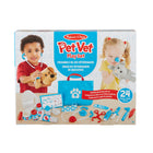 Melissa & Doug Examine and Treat Pet Vet Play Set-24-piece pretend play pet vet set with plush dog and cat and fun veterinarian role playing accessories