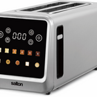Salton Touchscreen Long Slot 4 Slice Toaster - Stainless Steel-Choose your bread: select from bread, bagel, english muffin, waffle and pastry 