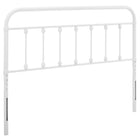 Modway Sage Metal Full Headboard - White-Metal Full Headboard