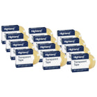 Highland Transparent Tape - 3/4" x 1296" - 1" Core - Clear - 12 Rolls-Economy invisible tape with a matte finish
