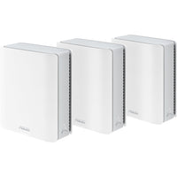 ASUS ZenWiFi BT6 Tri-Band WiFi 7 Smart AiMesh Extendable Router - 3 Pack-Tri-band WiFi 7 speeds up to 9.4 Gbps with 6 GHz WiFi, MLO, and 4K-QAM
