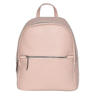 Nicci Backpack with Front Zipper Pocket - Blush-Adjustable backpack straps 